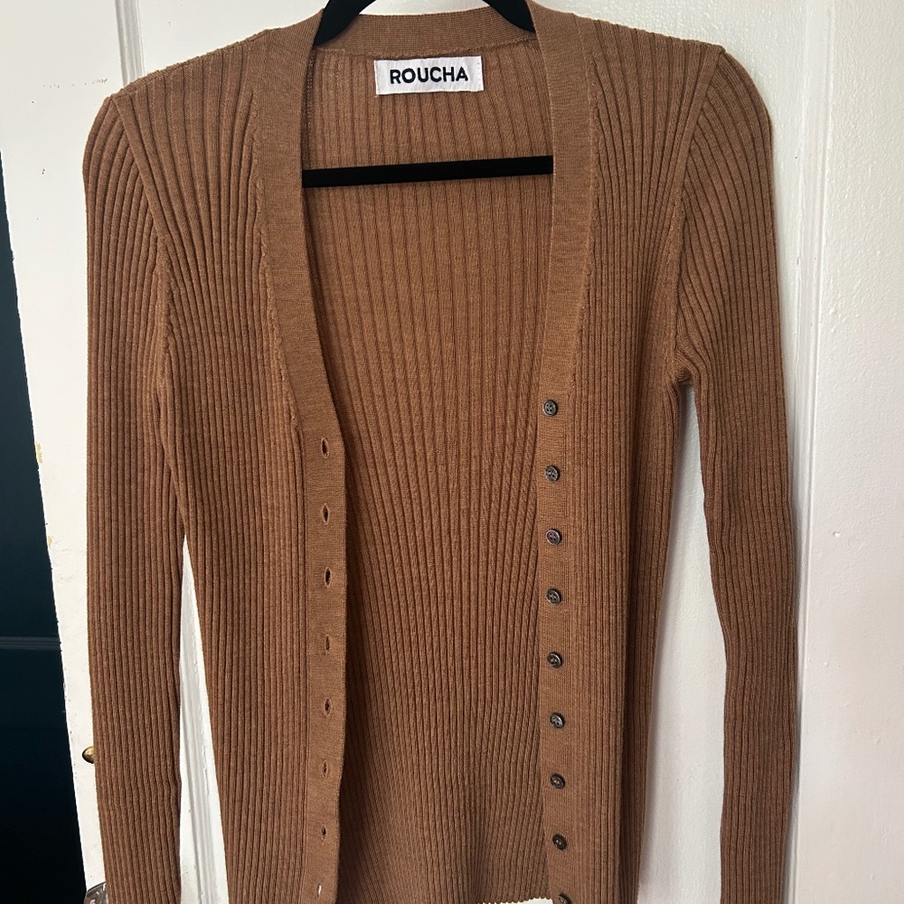 Roucha Carmel Cardigan
